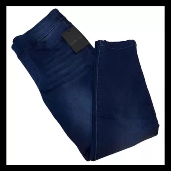 NWT Rekucci Women's Secret Figure Premium Denim Pull-On Jean 10 Petite - Picture 3 of 11